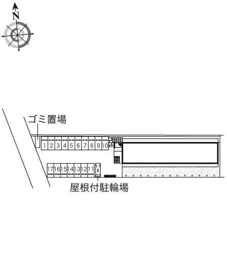 ★手数料０円★北九州市小倉北区東篠崎３丁目 月極駐車場